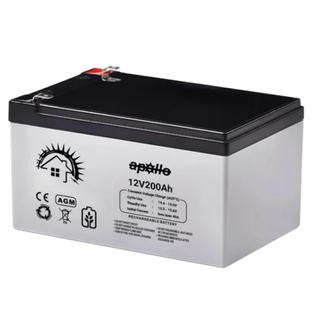 Apollo 12V-200Ah AGM Battery