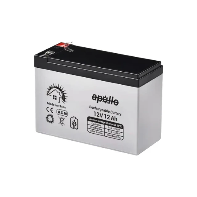 Apollo 12V-12Ah AGM Battery