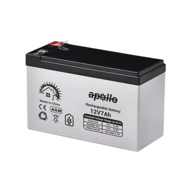Apollo 12V-7.0Ah AGM Battery